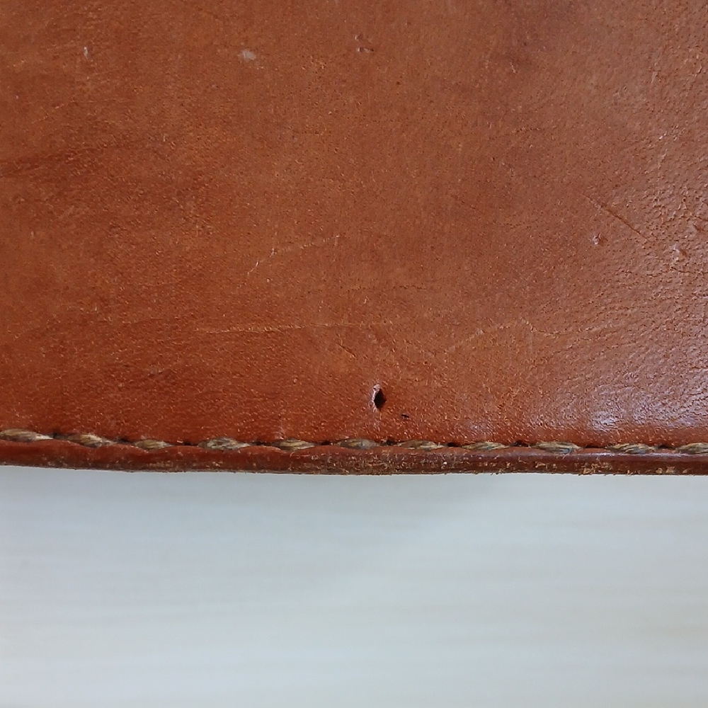 Vintage Tooled Brown Leather Crossbody Shoulder Bag Western Boho - Picture 9 of 16